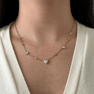 TIMELESS GLOW DROP NECKLACE - COLLARES - Malandra Jewelry - EUWC345-JDN0310012