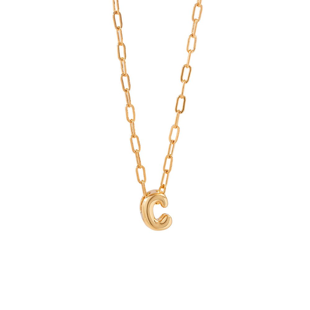 TIMELESS INITIAL NECKLACE - COLLARES - Malandra Jewelry - TC1796.A