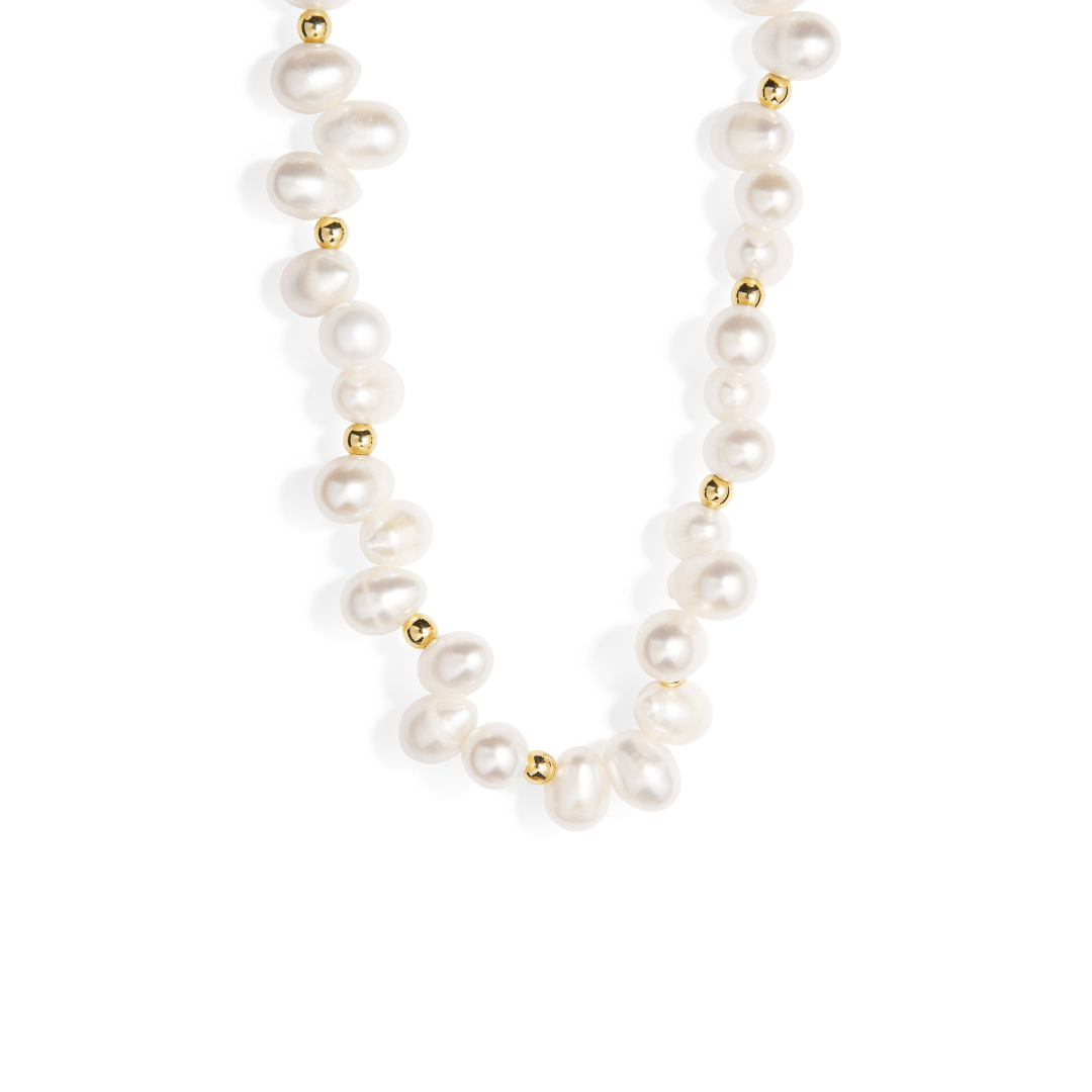 TIMELESS NATURAL PEARL NECKLACE - COLLARES - Malandra Jewelry - TC1939