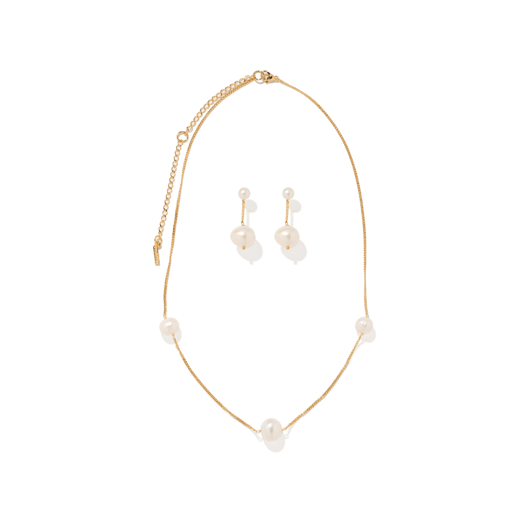 TIMELESS PEARL GIFT SET - SETS DE REGALO - Malandra Jewelry - SET130