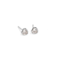 TINY SILVER HEART STUDS - ARETES - Malandra Jewelry - ZWA29.P - QX00861YX