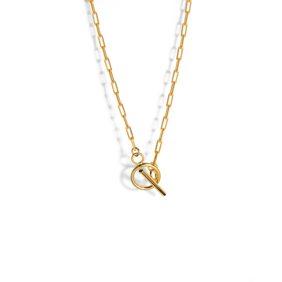 TOGGLE LINK MILANO NECKLACE - COLLARES - Malandra Jewelry - EAWC43