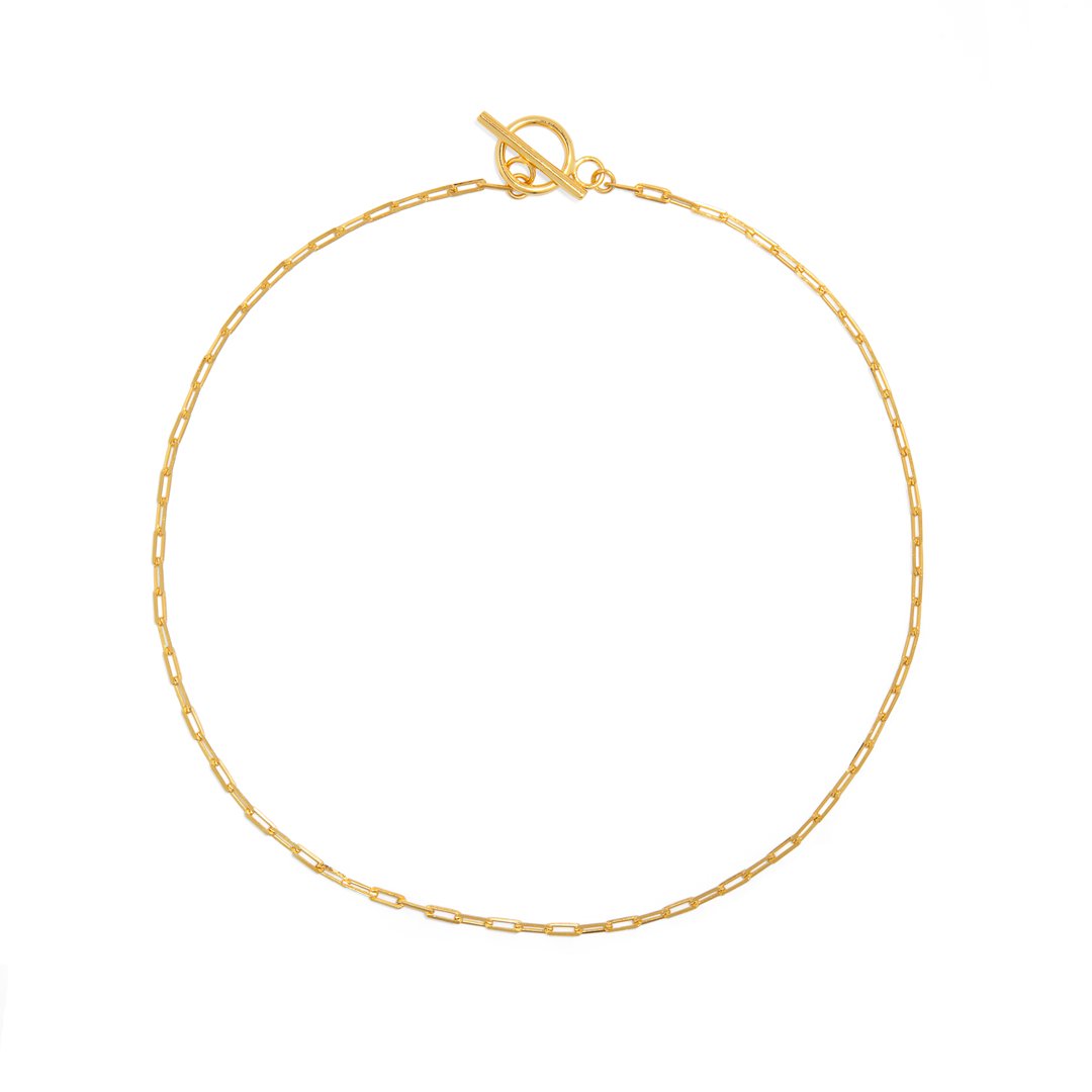 TOGGLE LINK MILANO NECKLACE - COLLARES - Malandra Jewelry - EAWC43