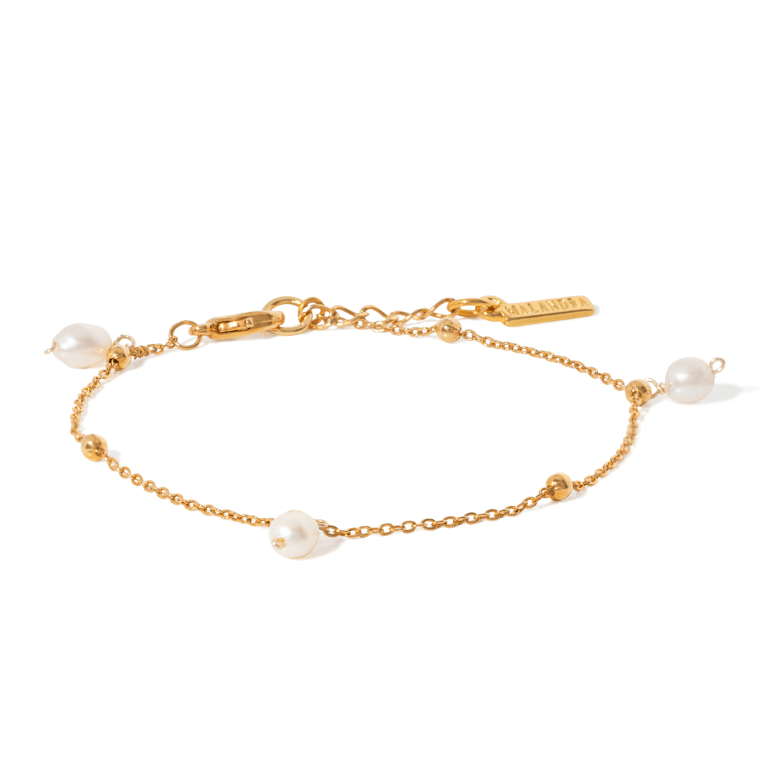 TRINITY PEARL BRACELET - PULSERAS - Malandra Jewelry - TP2528