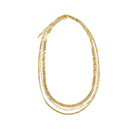 TRIPLE GOLD LAYER NECKLACE - COLLARES - Malandra Jewelry - TC2266