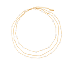 TRIPLE PEARL DREAM NECKLACE - COLLARES - Malandra Jewelry - TC1925
