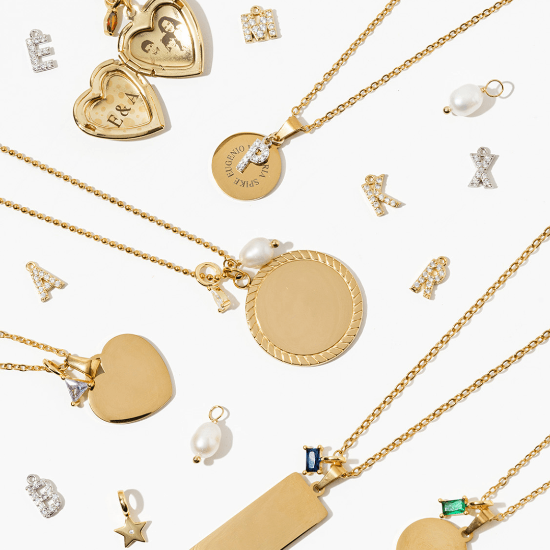 TRUE LOVE GOLDEN CUSTOM NECKLACE - COLLARES - Malandra Jewelry - TC1946