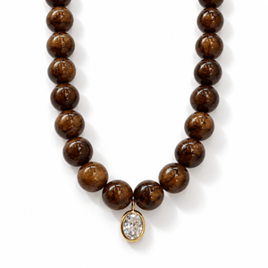Truffle Jade Gaia Necklace - COLLARES - Malandra Jewelry - TC2726