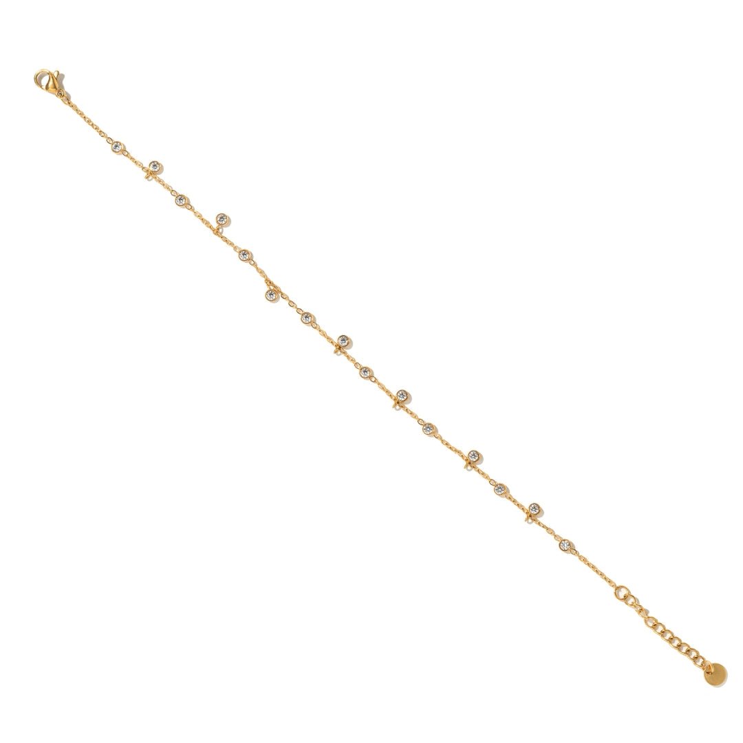 TWINKLE CIRCLE ANKLET - TOBILLERAS - Malandra Jewelry - EUWT550-JDA0203302