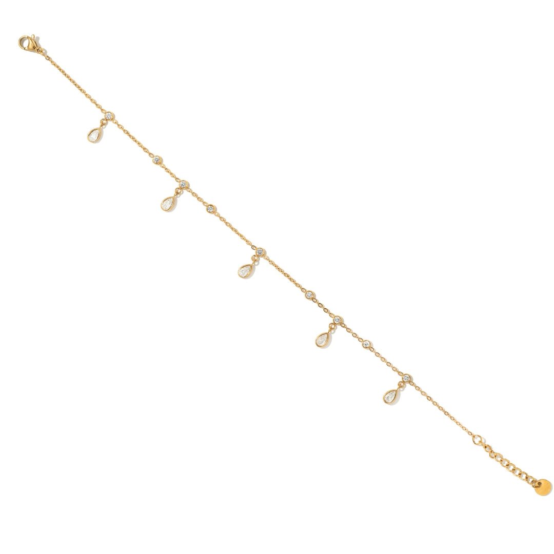 TWINKLE DROP ANKLET - TOBILLERAS - Malandra Jewelry - EUWT549-JDA0203303
