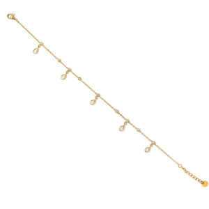 TWINKLE DROP ANKLET - TOBILLERAS - Malandra Jewelry - EUWT549-JDA0203303