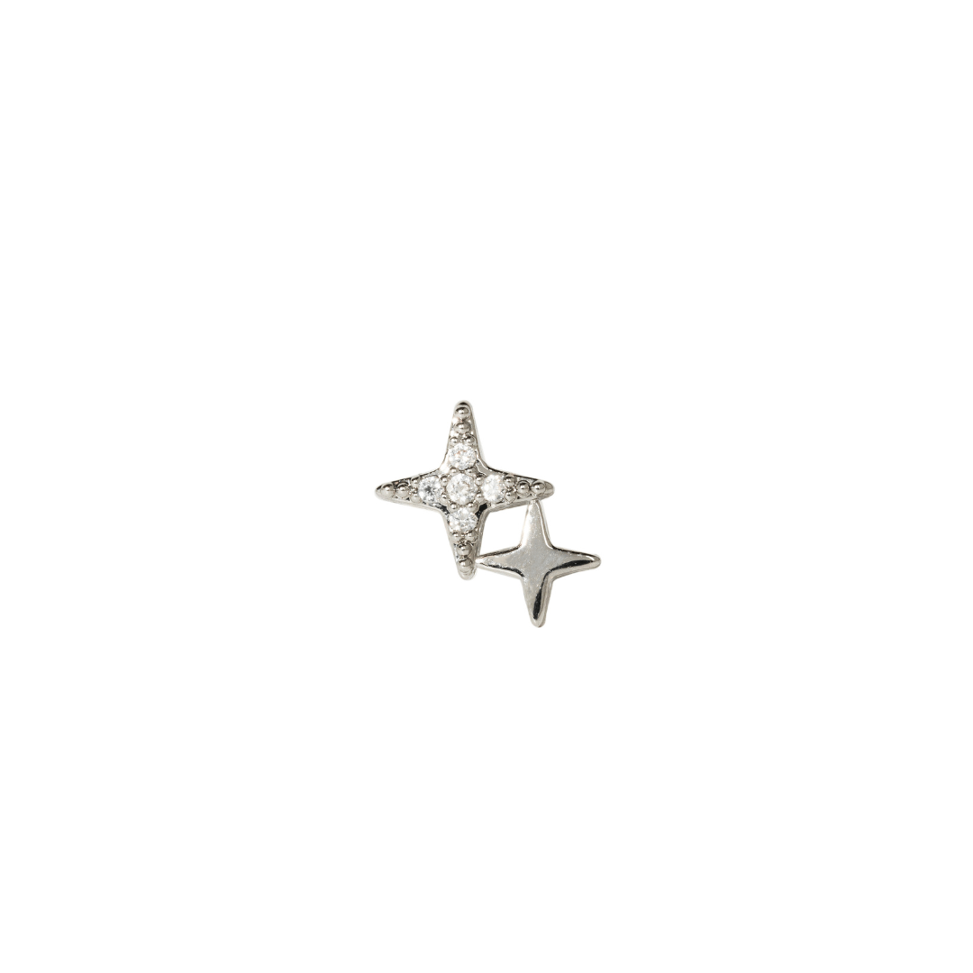 TWINKLE DUO PIERCING - ARETES - Malandra Jewelry - ZTA2