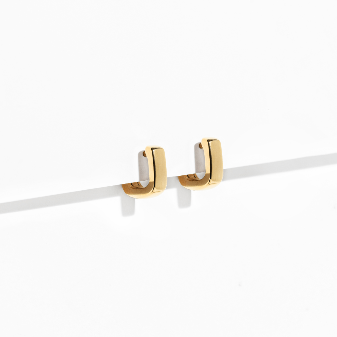 URBAN EDGE ICON HOOPS - ARETES - Malandra Jewelry - EUWA246 - DZJDE202506235NINA
