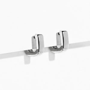 URBAN EDGE ICON HOOPS SILVER - ARETES - Malandra Jewelry - EUWA246.P