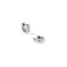 URBAN EDGE ICON HOOPS SILVER - ARETES - Malandra Jewelry - EUWA246.P