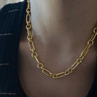 VICENZA LINK GOLDEN NECKLACE - COLLARES - Malandra Jewelry - XMC37