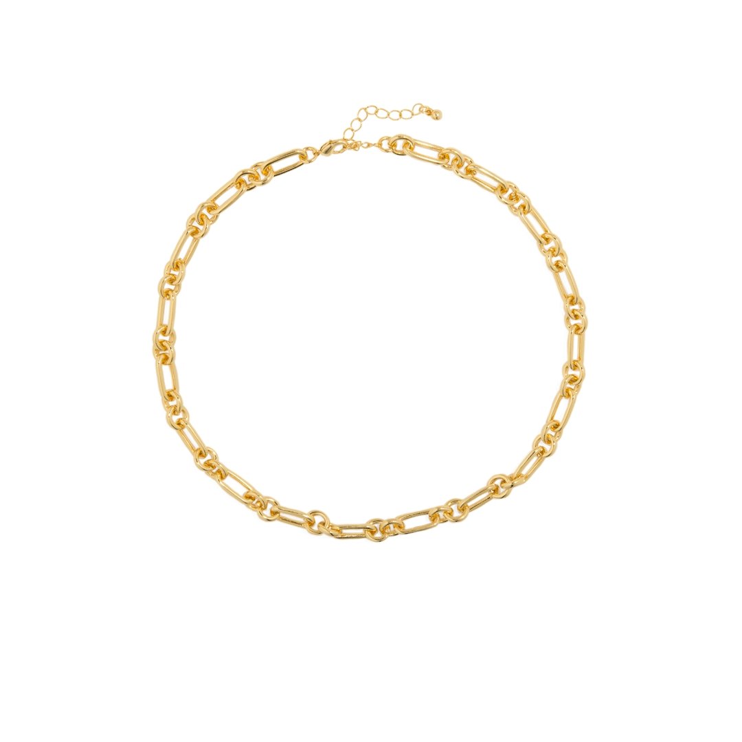 VICENZA LINK GOLDEN NECKLACE - COLLARES - Malandra Jewelry - XMC37