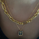 VICENZA LINK GOLDEN NECKLACE - COLLARES - Malandra Jewelry - XMC37