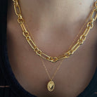 VICENZA LINK GOLDEN NECKLACE - COLLARES - Malandra Jewelry - XMC37
