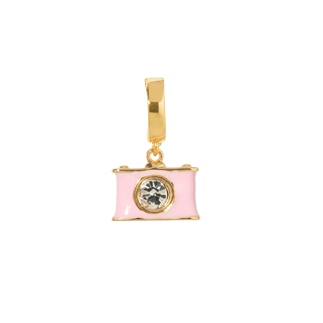 Vintage Pink Camera Charm - DIJES - Malandra Jewelry - TD2665