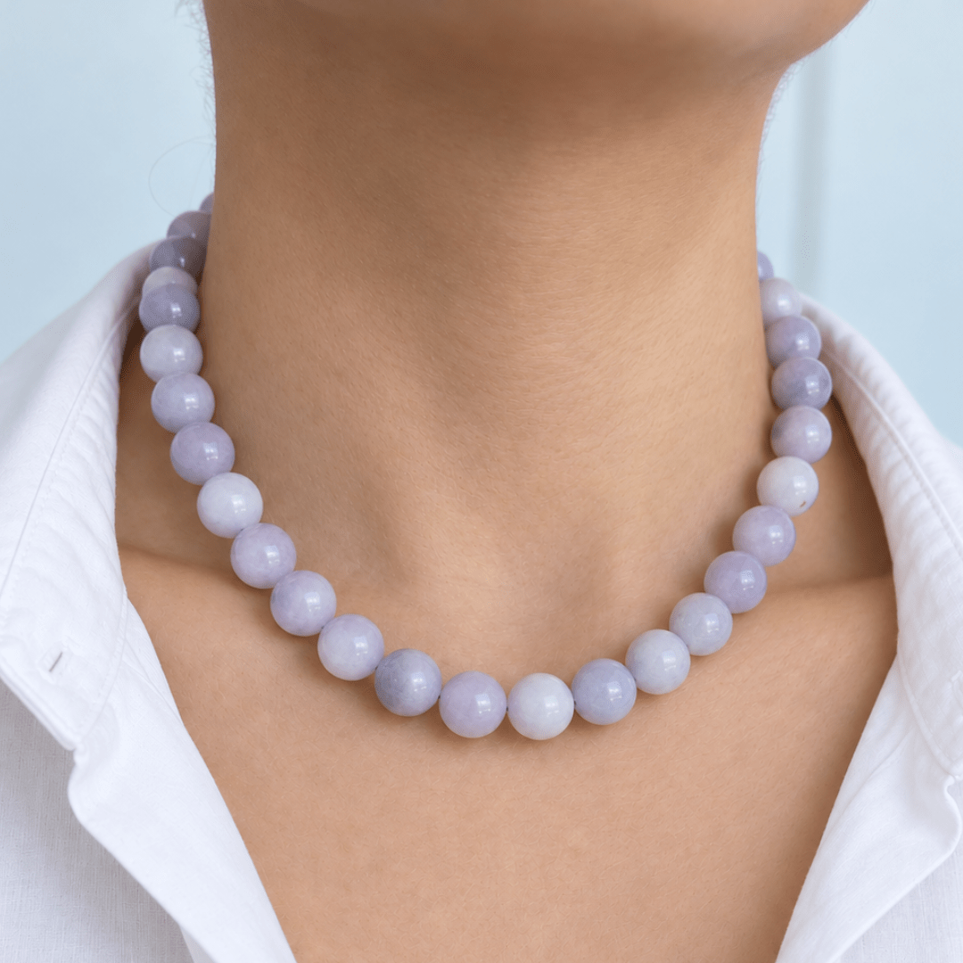 Violet Angelite Terra Necklace - COLLARES - Malandra Jewelry - TC2674