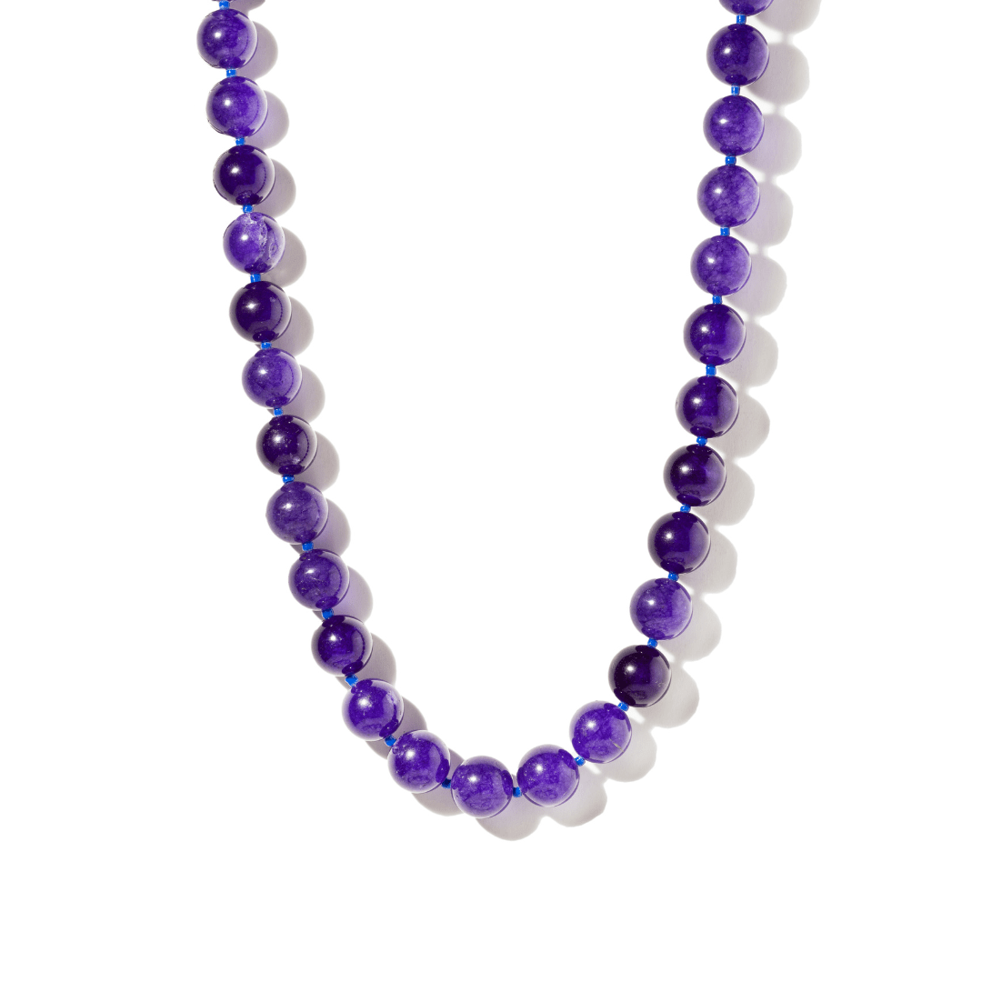 VIOLET JADE TERRA NECKLACE - COLLARES - Malandra Jewelry - TC2075