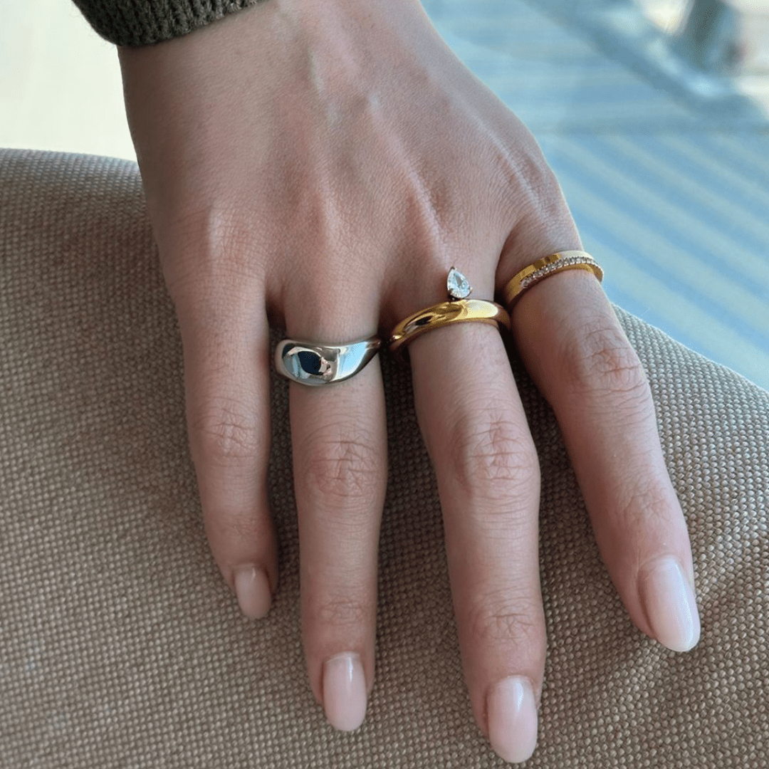 WAVE SILVER RING - ANILLOS - Malandra Jewelry - EUWR273.6-JDR2409038-S-6