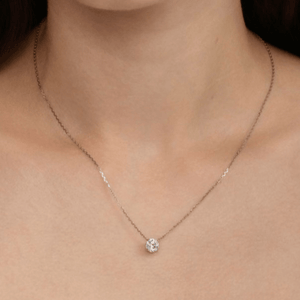 WHITE GOLD DIAMOND NECKLACE 1CT - COLLARES - Malandra Jewelry - BM500.32