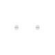 WHITE GOLD EMERALD CUT STUDS 1CT - ARETES - Malandra Jewelry - BM500.27