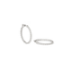 WHITE GOLD IN OUT HOOPS 2CT - ARETES - Malandra Jewelry - BM500.25