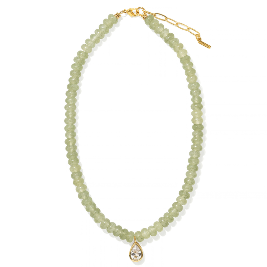 Willow Aventurine Gaia Necklace - COLLARES - Malandra Jewelry - TC2698