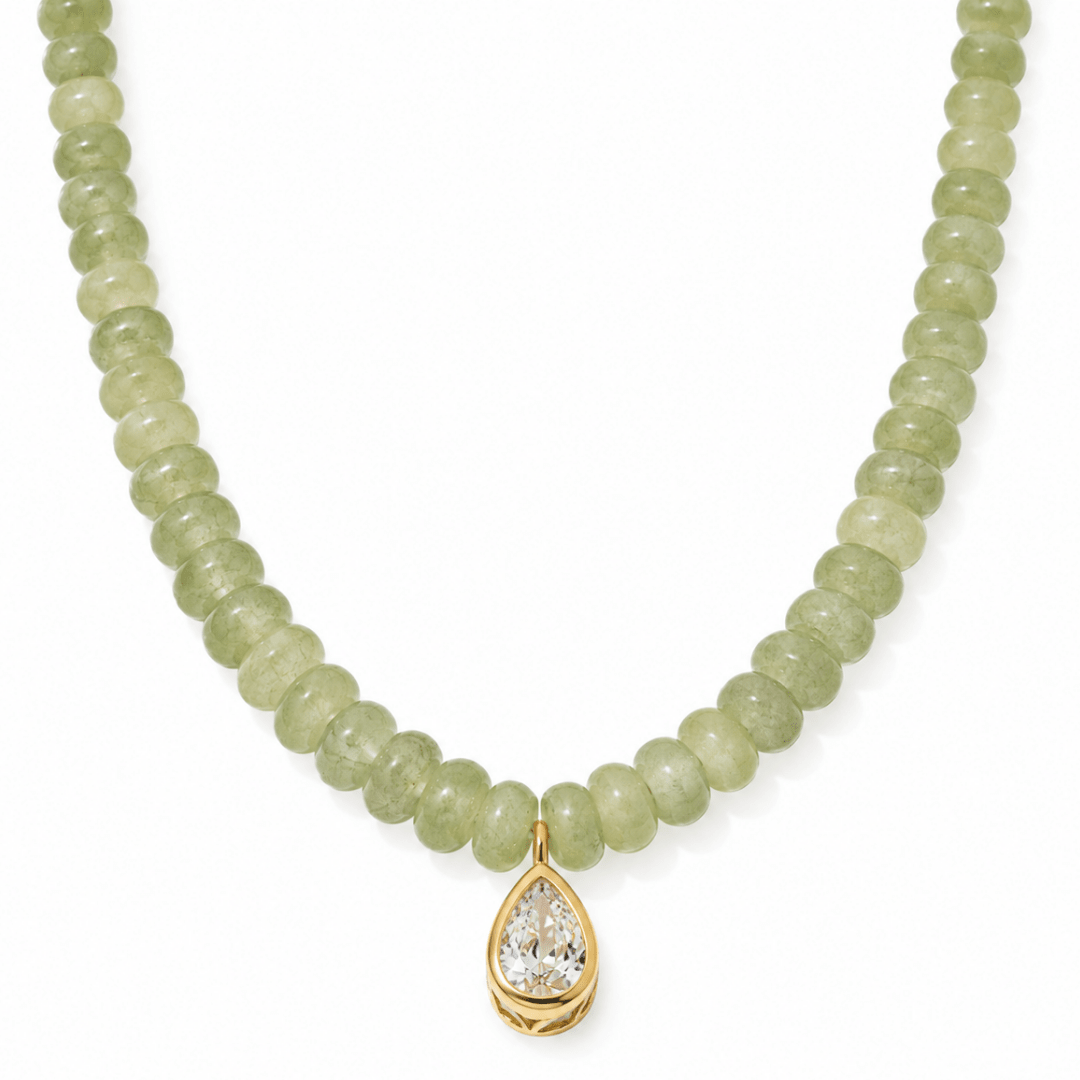 Willow Aventurine Gaia Necklace - COLLARES - Malandra Jewelry - TC2698