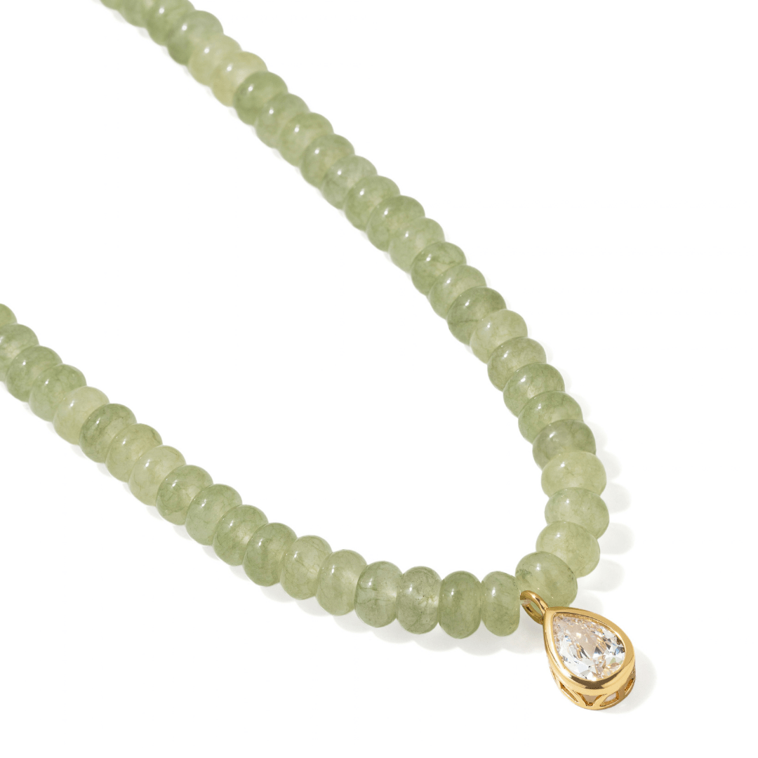 Willow Aventurine Gaia Necklace - COLLARES - Malandra Jewelry - TC2698
