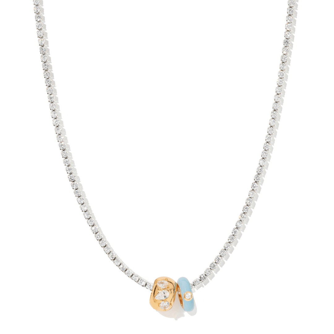 WISH CHARM - DIJES - Malandra Jewelry - EYHD177-Model #11 (3 stones)