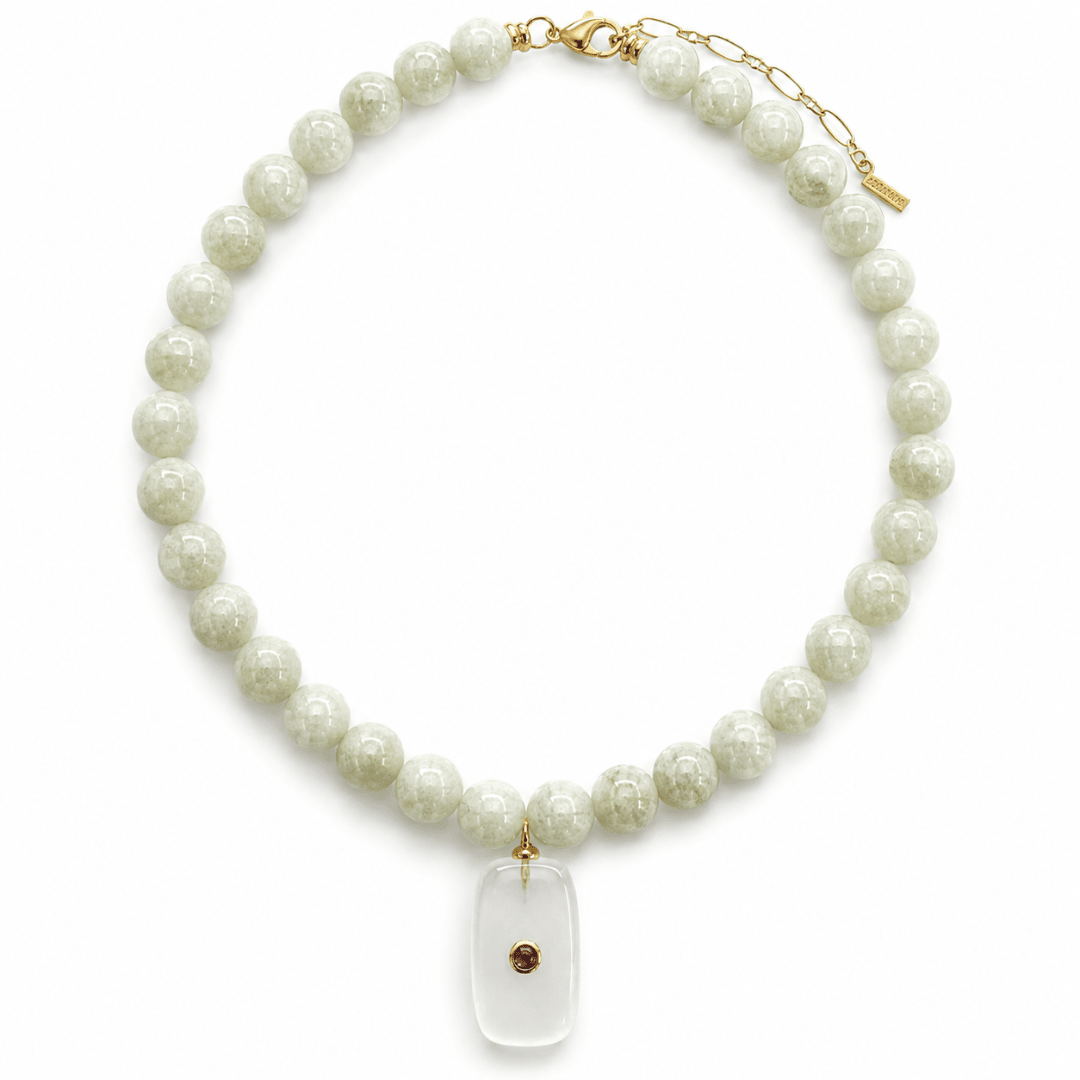 Xiu Jade Gaia Necklace - COLLARES - Malandra Jewelry - TC2624