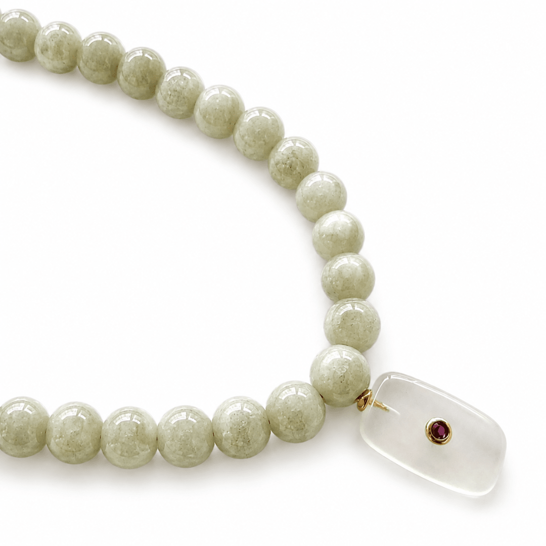 Xiu Jade Gaia Necklace - COLLARES - Malandra Jewelry - TC2624