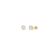 YELLOW GOLD ROUND STUDS 3.0CT - ARETES - Malandra Jewelry - BM500.23
