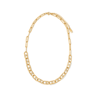 ZIRCONIA LINK GOLD NECKLACE - COLLARES - Malandra Jewelry - EUWC406-JDN0311149-WT