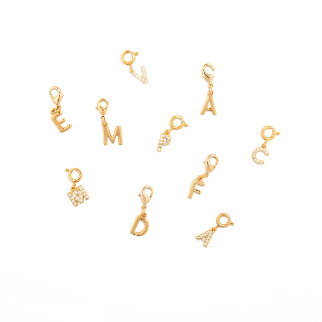 ADD A LETTER CHARM - DIJES - Malandra Jewelry - TD1434.A