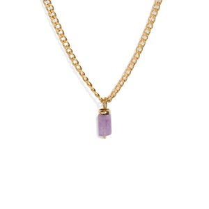 AMETHYST AURA NECKLACE - COLLARES - Malandra Jewelry - TC1185