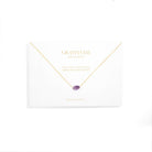 AMETHYST QUARTZ GRATITUDE NECKLACE - COLLARES - Malandra Jewelry - TC884