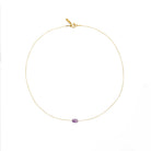 AMETHYST QUARTZ GRATITUDE NECKLACE - COLLARES - Malandra Jewelry - TC884