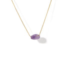 AMETHYST QUARTZ GRATITUDE NECKLACE - COLLARES - Malandra Jewelry - TC884