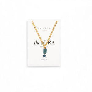 APATITE AURA NECKLACE - COLLARES - Malandra Jewelry - TC1177
