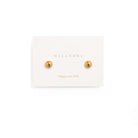 BASIC ROUND GOLDEN STUDS - ARETES - Malandra Jewelry - VCA121