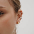 BASIC ROUND GOLDEN STUDS - ARETES - Malandra Jewelry - VCA121