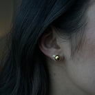 BASIC ROUND GOLDEN STUDS - ARETES - Malandra Jewelry - VCA121