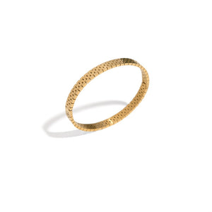 BISMARK FLAT GOLDEN BRACELET - BRAZALETES - Malandra Jewelry - EP6269