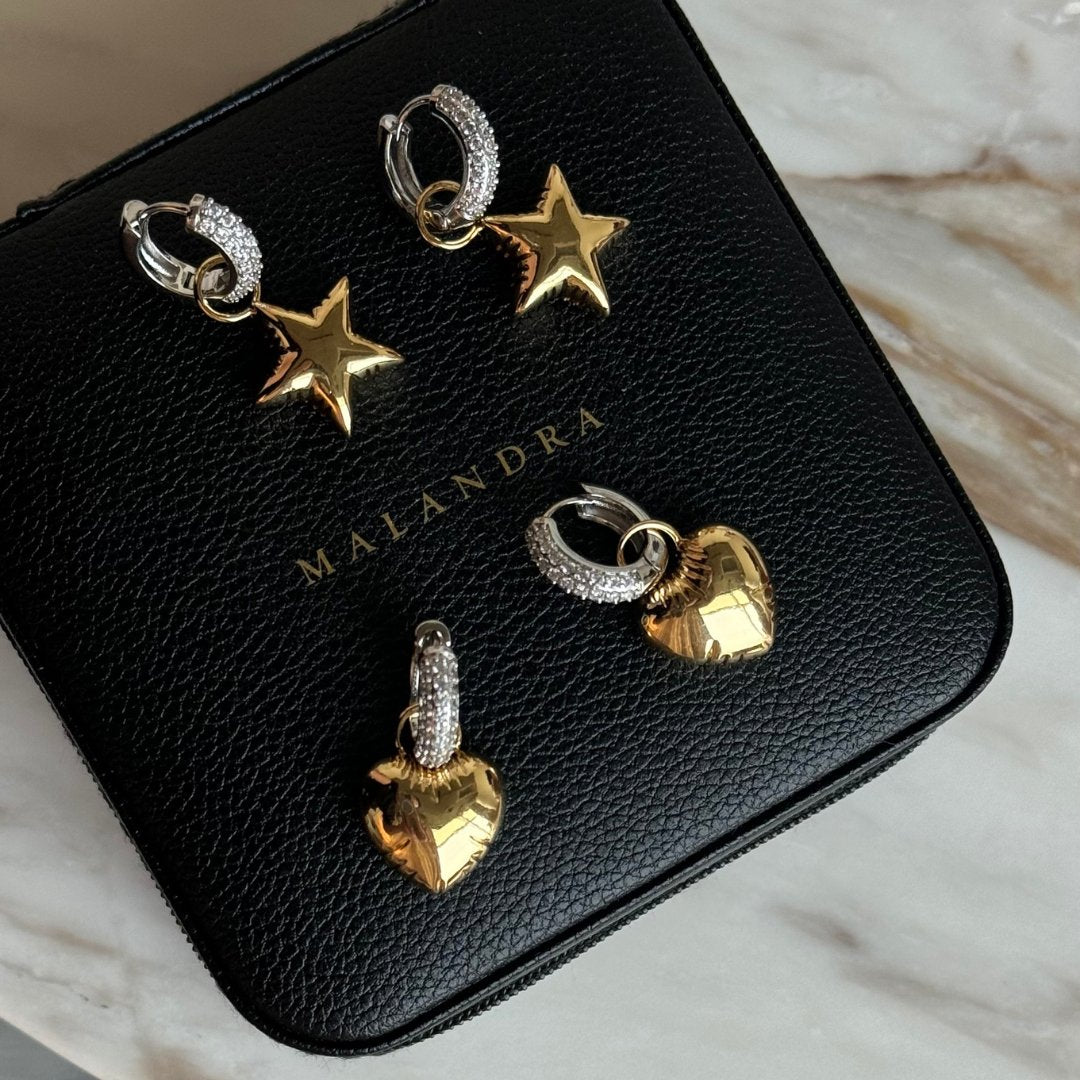 BLACK SQUARED JEWELRY CASE - JOYERO - Malandra Jewelry - JO28 - SY-10076