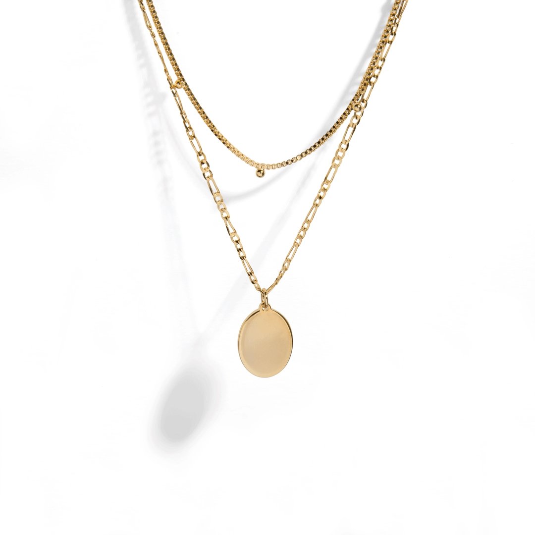 BOHO BULLES DUAL NECKLACE - COLLARES - Malandra Jewelry - XMC39 - 93983N